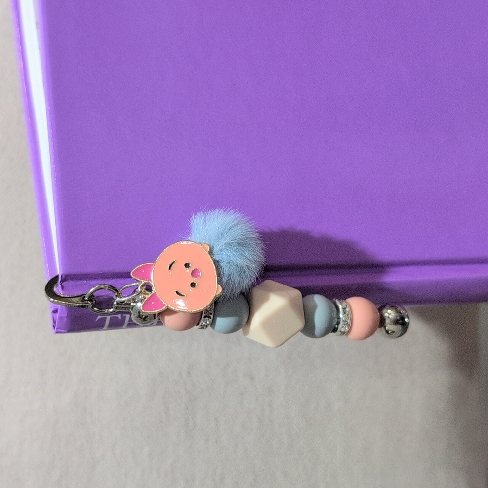 Piglet Handmade Charm Bookmark